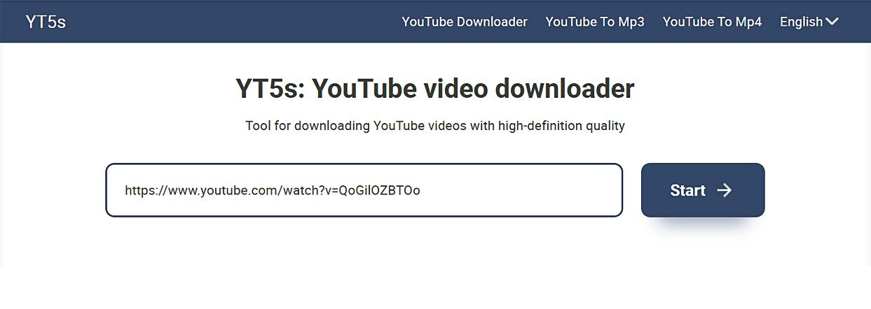 Step-by-Step Guide to Use YT5s